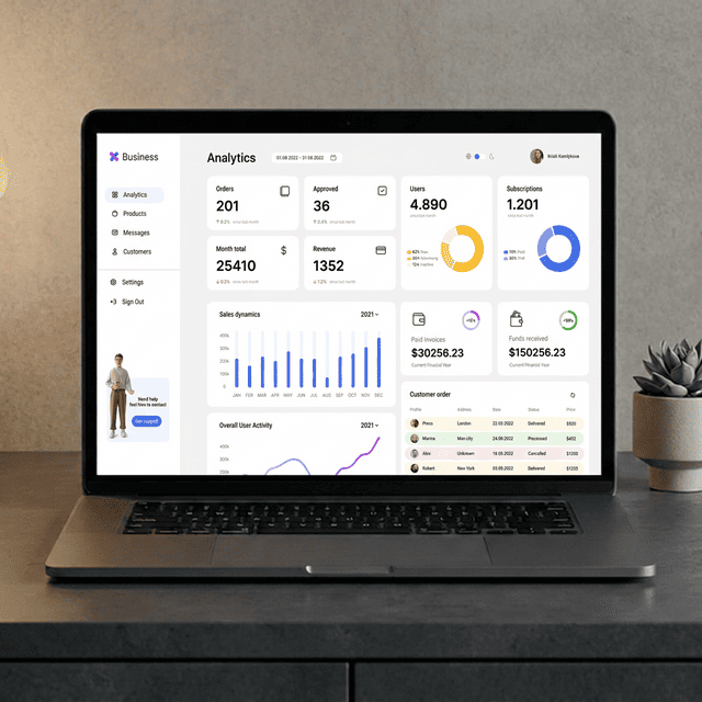 développement d'une application react avec ux research